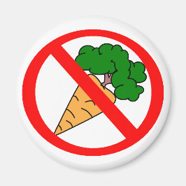 Inga morötter! magnet