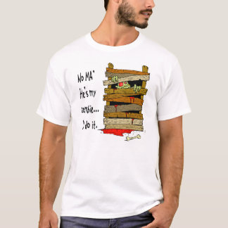 "Inga morsor, honom; s T-tröja för min Zombie" T-shirt
