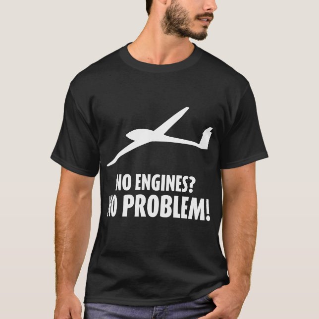 "Inga motorer? Inget problem!", T-tröja Tee Shirt (Framsida)