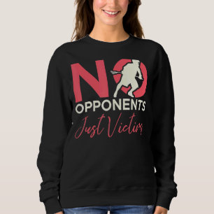 Inga motståndare, bara offer Lacrosse Player T Shirt