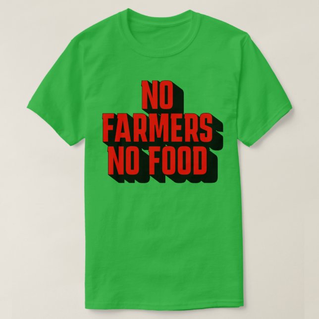 Inga nederländska bönder mat t shirt (Design framsida)