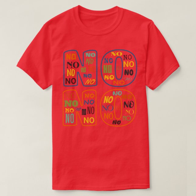Inga Negativa Färger för Retro T Shirt (Design framsida)
