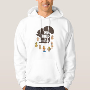 Inga nötter Jag är allergisk Nötallergi medvetenhe Hoodie