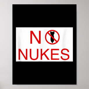 Inga nukes Snälla, motarbeta Krig-medvetandet värl Poster