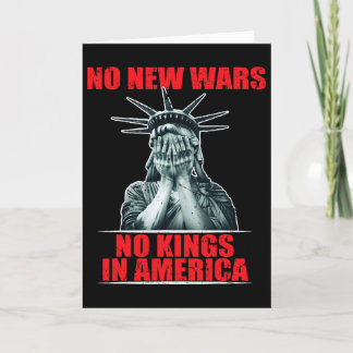 Inga Nya Krig Inga Kungar I Amerika Anti-Krigsakti Kort