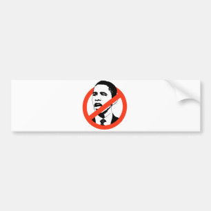 Inga Obama/Anti-Obama T-tröja Bildekal