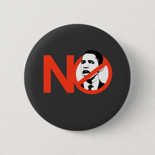 Inga Obama/Anti-Obama T-tröja Knapp