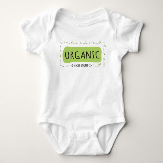 Inga ökade ingredienser - baby Bodysuit T Shirt (Framsida)