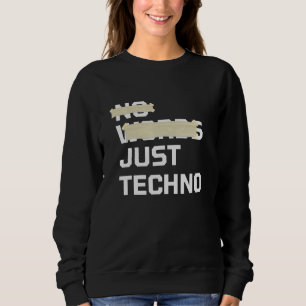 Inga Ord Bara Techno Edm Musikfestival Rave Dubst T Shirt