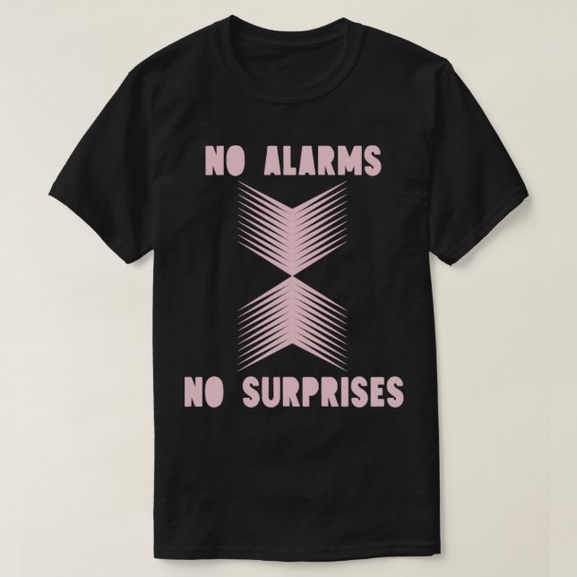 Inga överraskningar rosa t shirt (Design framsida)