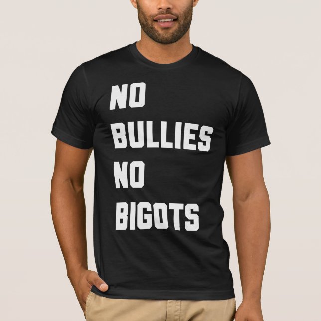 Inga översittare inga bigott person - Orlando Tee (Framsida)