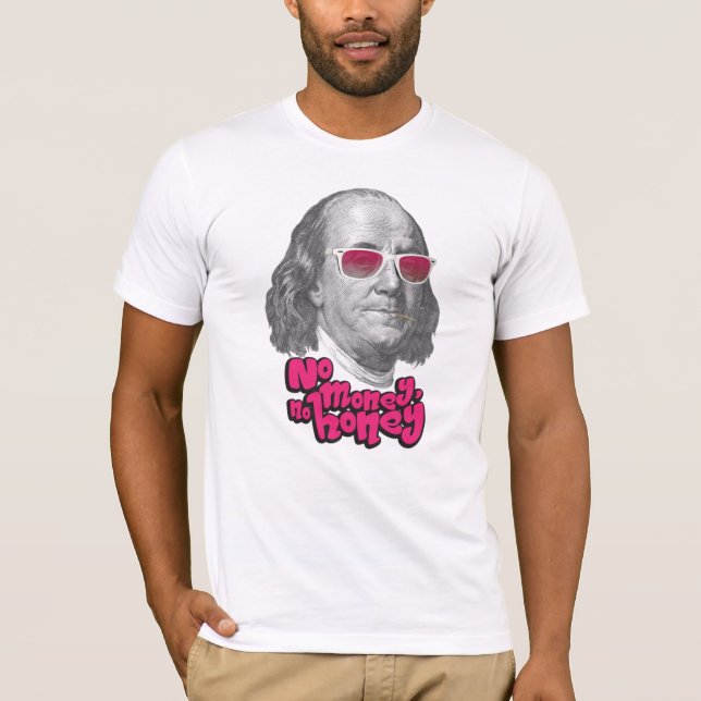 Inga pengar, ingen honung t shirt (Framsida)