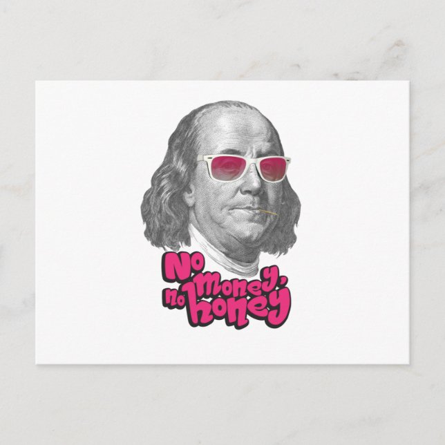Inga pengar, ingen honung vykort (Framsida)
