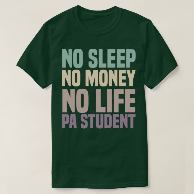 Inga pengar utan livsläkaren Stud T Shirt (Design framsida)
