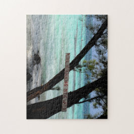 Inga persikoordförande i vatten. Grand Cayman Pussel