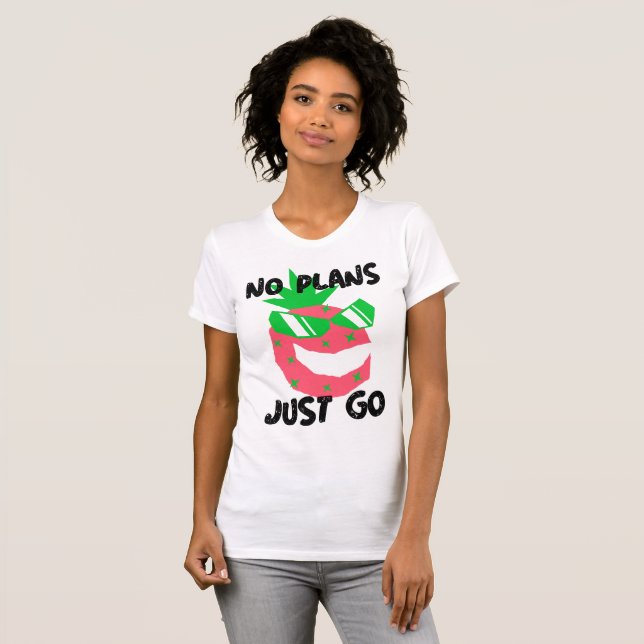 Inga Planar Bara Res Ut Ensam T Shirt (Hel framsida)
