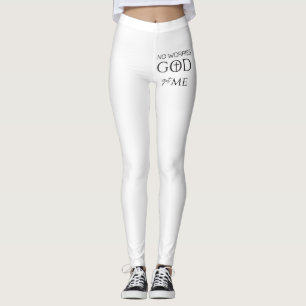 Inga problem, Gud har mig Leggings ✝️ Tro-Inspir