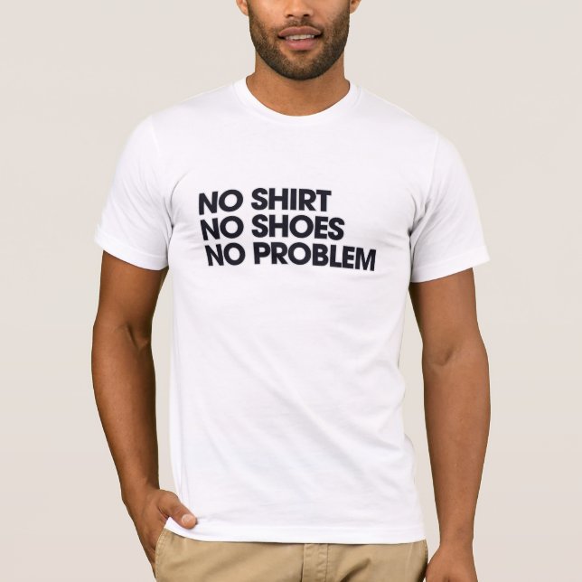 Inga problem med leveransnr t-shirt (Framsida)
