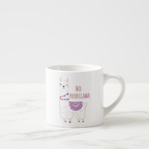 Inga Probllama Llama Funny Espressomugg