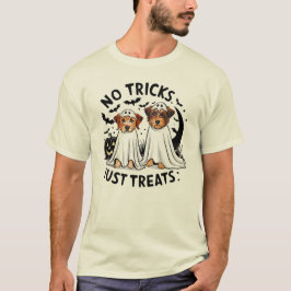 Inga prövningar bara, Rolig hund i Ghost Costume T Shirt