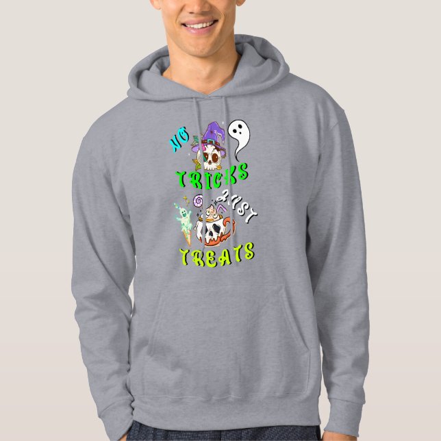 Inga prövningar behandlar bara cute hoodie (Framsida)