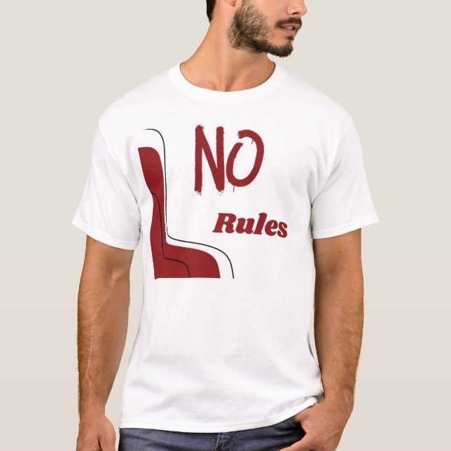 Inga regler Strumpor  T Shirt (Framsida)