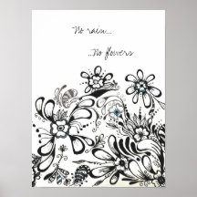 Inga regn, inga blommor poster
