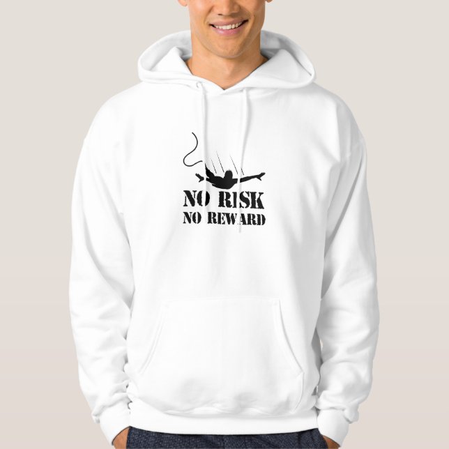 INGA RISKER NÅGON ÅTERGÅNG HOODIE (Framsida)
