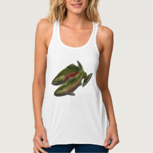 Inga rörledningar T-shirt Anpassningsbar Salmon Sh Linne Med Racerback