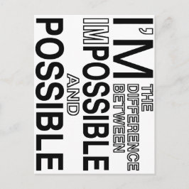 Inga saker omöjliga vykort