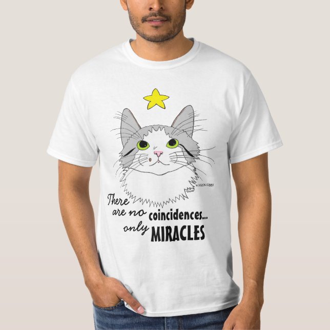 Inga sammanträffanden endast Miracles Ragdoll Cat T Shirt (Framsida)