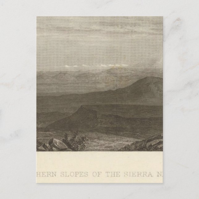 Inga Slopes of the Sierra Nevada Vykort (Framsida)
