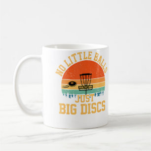 Inga Små Bollar Utan Stora Skivor Rolig Disc Golf Kaffemugg