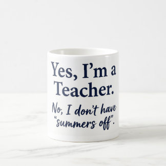 "Inga somrar ledigt" Sarcastic Citat Kaffe Mugg