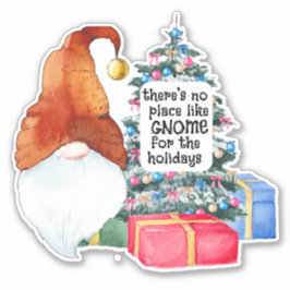 Inga Ställe som Gnome-Anpassningsbar-klippta vinyl Klistermärken