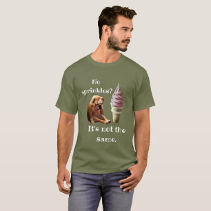 "Inga stänk? Det är inte den samma" engelska T Shirt