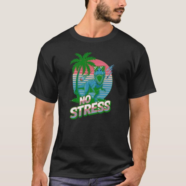 Inga Stressa Dinosaur T Shirt (Framsida)