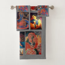 Inga stygga bits! Ansikte, Hand, Bath Towels