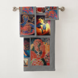 Inga stygga bits! Ansikte, Hand, Bath Towels