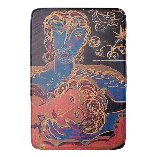 Inga stygga bits! Bath Mat Badrumsmatta (Framsidan (Vertikal))