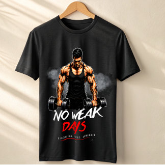 Inga Svaga Dagar Gym T-Shirt – Vild Träning