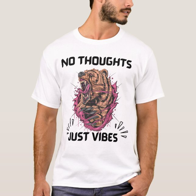 Inga tankar bara Vibes T Shirt (Framsida)