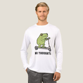 Inga Tankar Groda Scooter Roligt Meme T Shirt