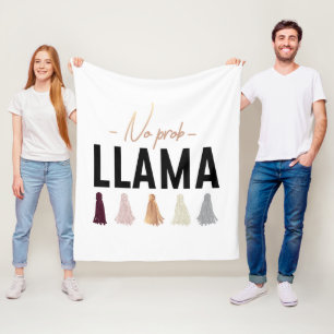 Inga Tassels för guld för Prob Llama Fleecefilt