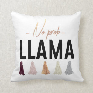 Inga Tassels för guld för Prob Llama Kudde