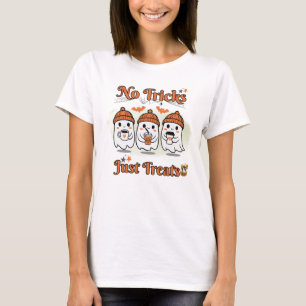 Inga trick bara Treats Halloween T Shirt