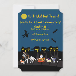 Inga trick! Bara Treats! Inbjudan