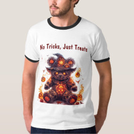Inga trick, bara Treats. Nalle. Halloween T Shirt