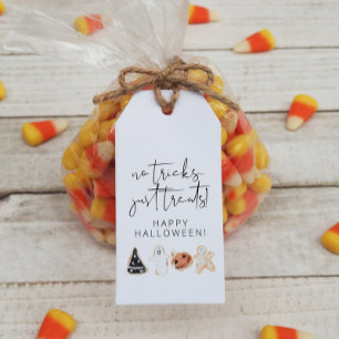 Inga trick behandlar bara Halloween-favorittagg Presentetikett