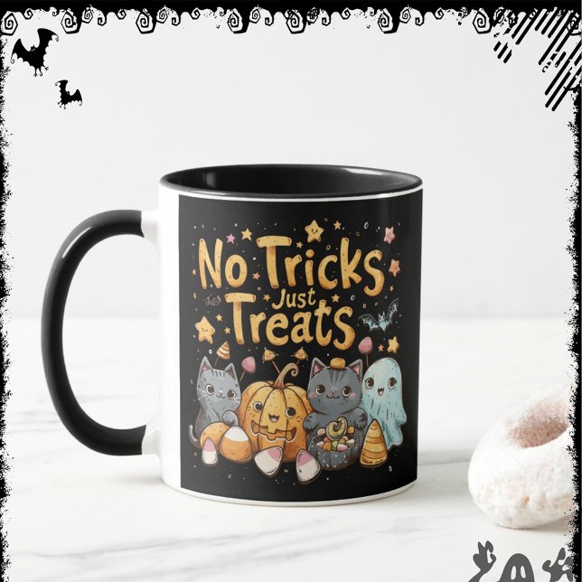 Inga tricks just godsaker | ExDesigner | Halloween Mugg (Skapare uppladdad)
